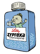 zyprexa effect on prostate
