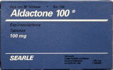 aldactone show urine test