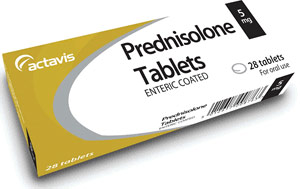 bronchiectasis prednisone use