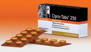 ciprofloxacin cipro for anthrax