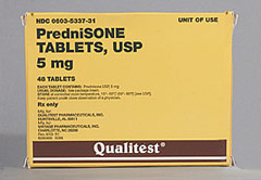 can prednisone effect the urine