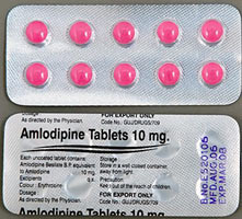 sise effects of amlodipine